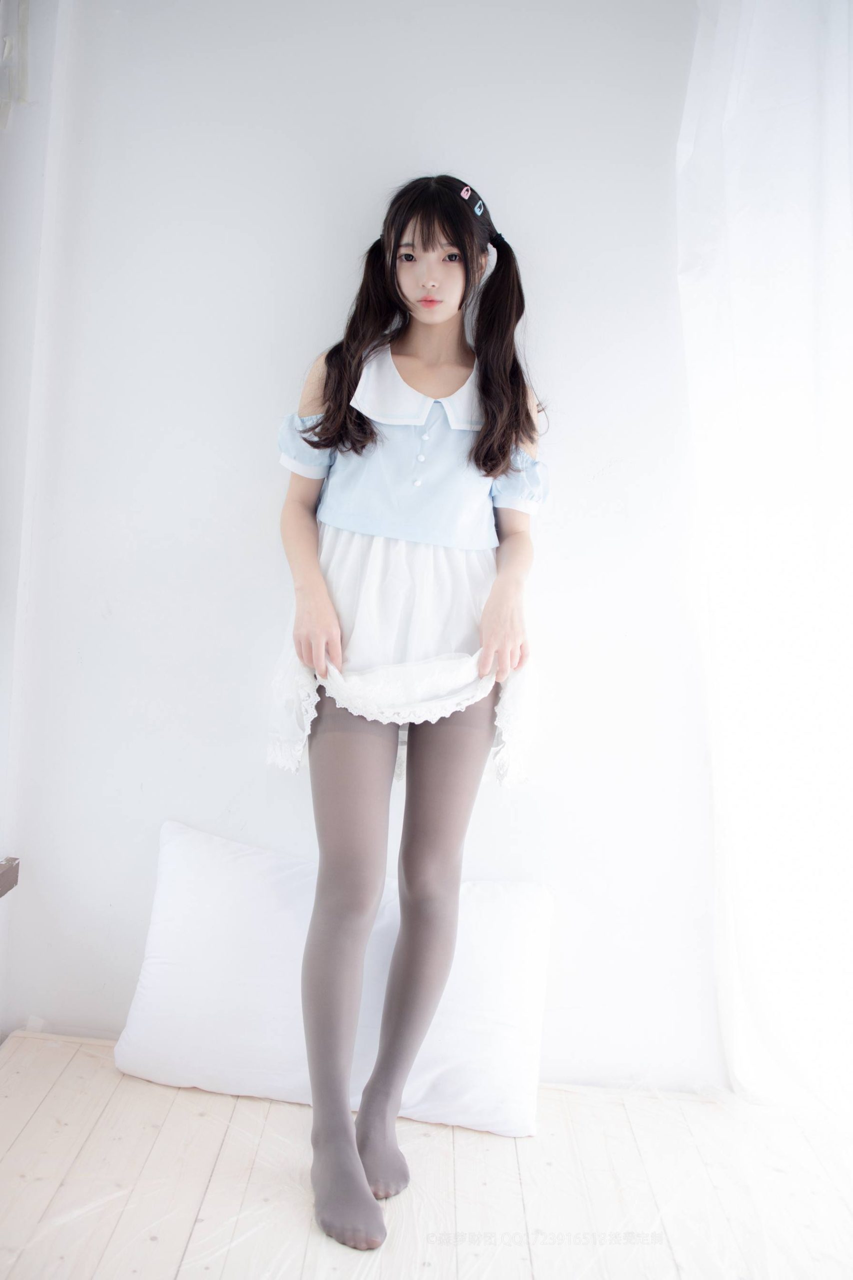 图片[4]-超级甜美的灰丝小姑娘【86P】20005-小鹿图库