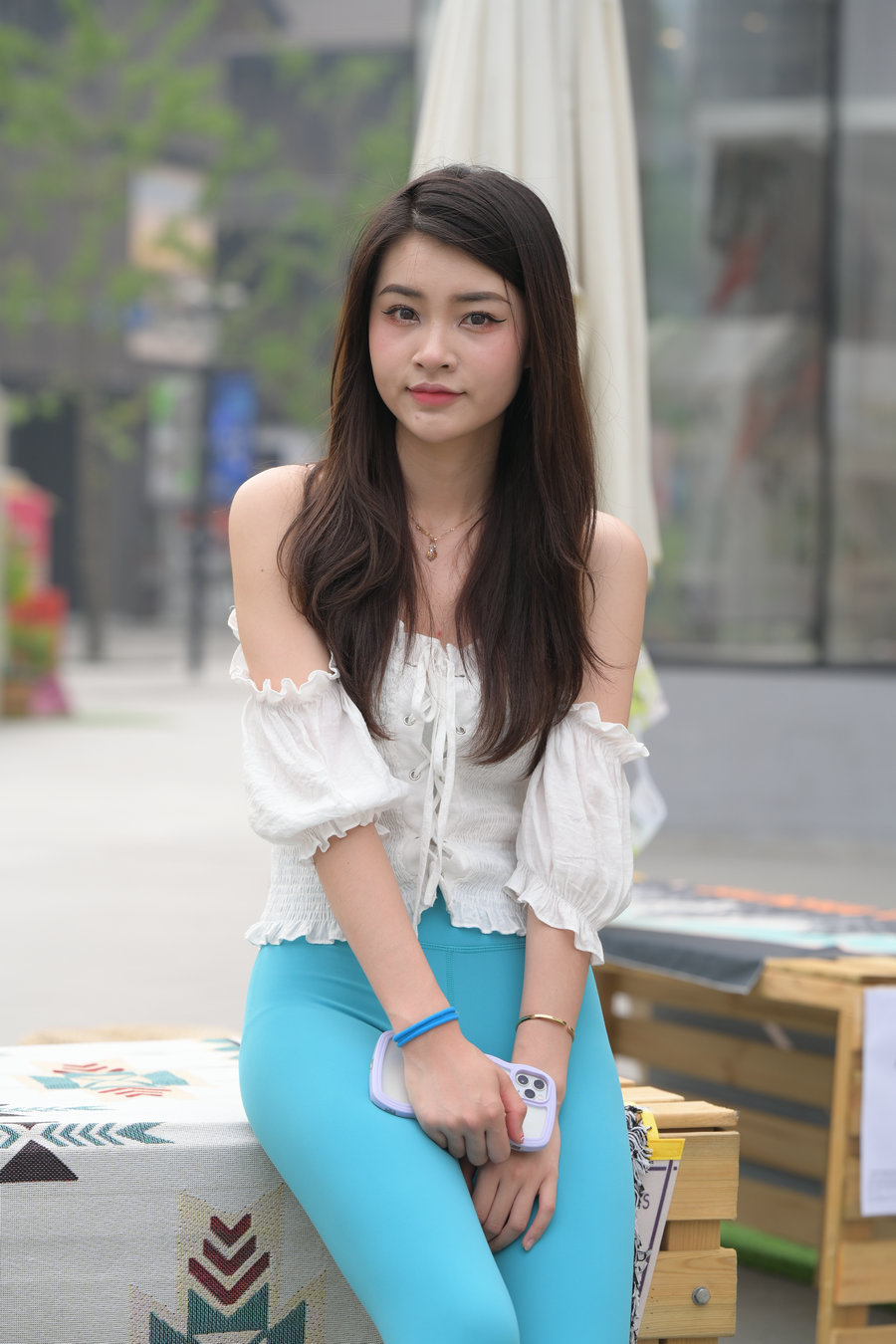 图片[2]-蓝色瑜伽裤漂亮女孩 J3299 769P-12.9GB-小鹿图库