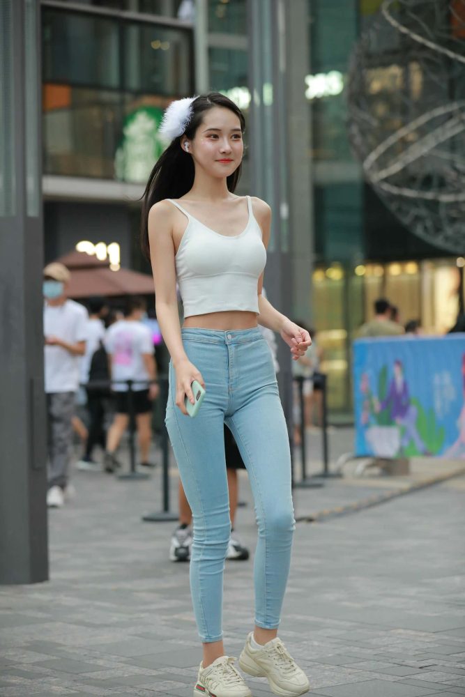 非常漂亮的牛仔裤女孩【98P】J2144-小鹿图库