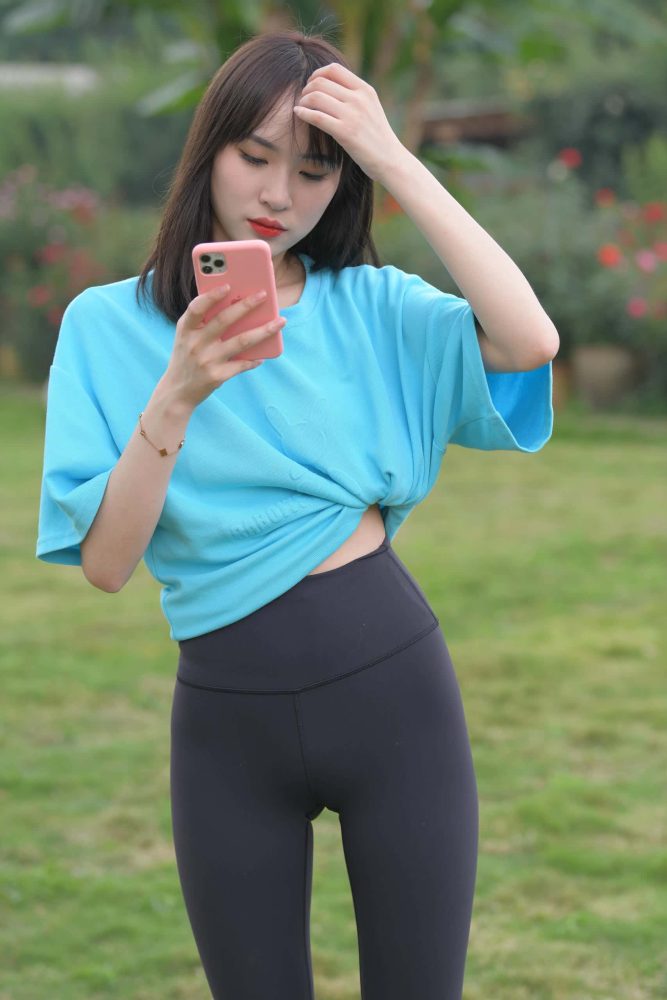 乖乖女瑜伽裤女孩【538P】J2224-小鹿图库