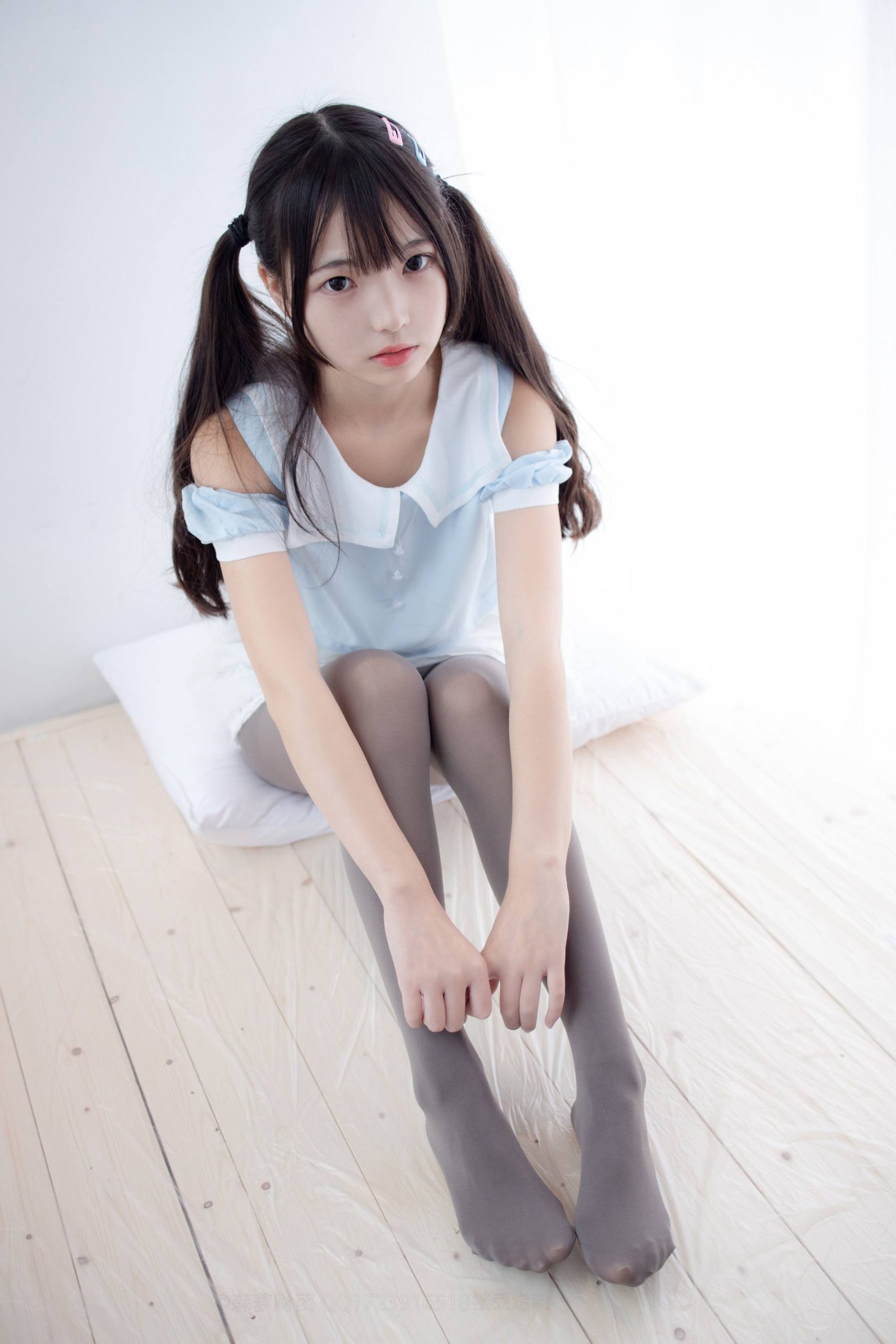 图片[3]-超级甜美的灰丝小姑娘【86P】20005-小鹿图库