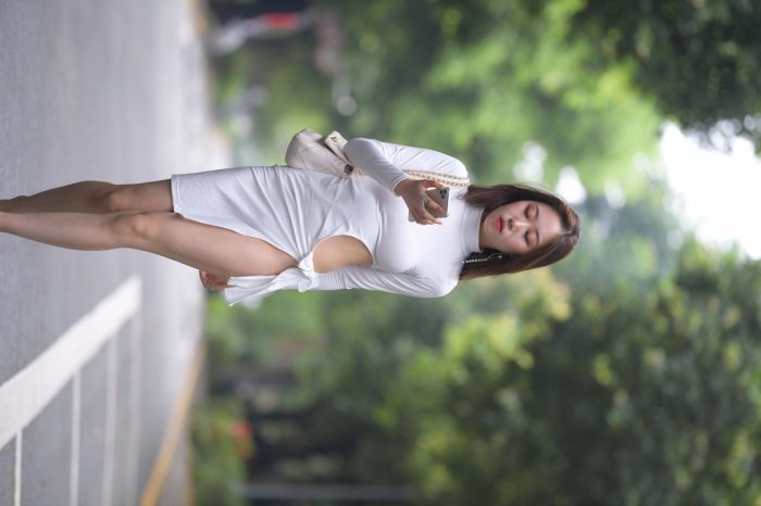 非常精致的侧边裙姑娘，忒好看了！【299P】00017-小鹿图库