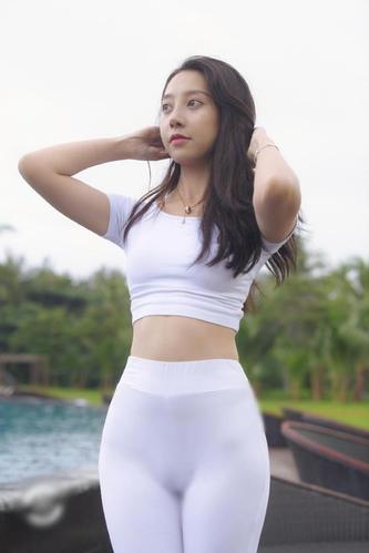 图片[2]-白色瑜伽裤柔情女孩 J1406 554P2V-21.1GB-小鹿图库