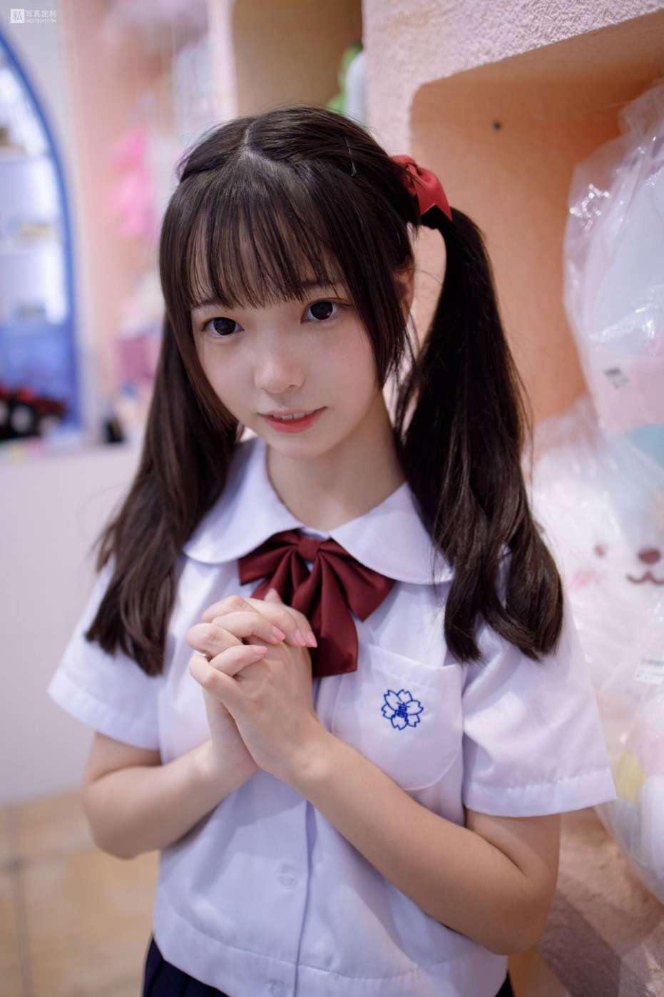 图片[4]-眼神好清澈的双马尾白丝女孩【75P】20019-小鹿图库