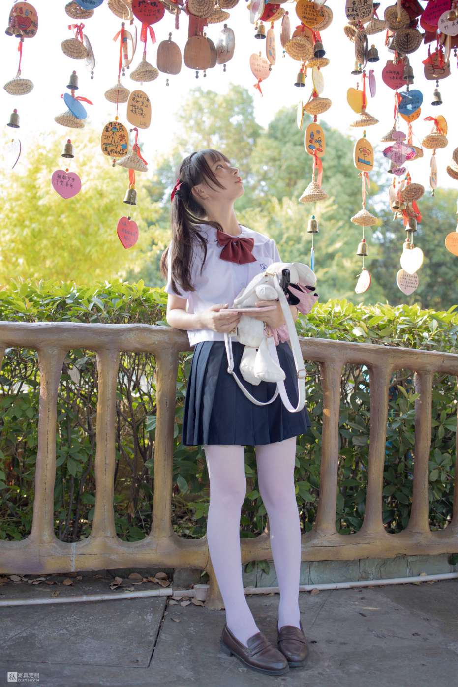 图片[5]-眼神好清澈的双马尾白丝女孩【75P】20019-小鹿图库