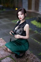 图片[4]-绿色旗袍 – 杨晨晨【87P】P50237-小鹿图库