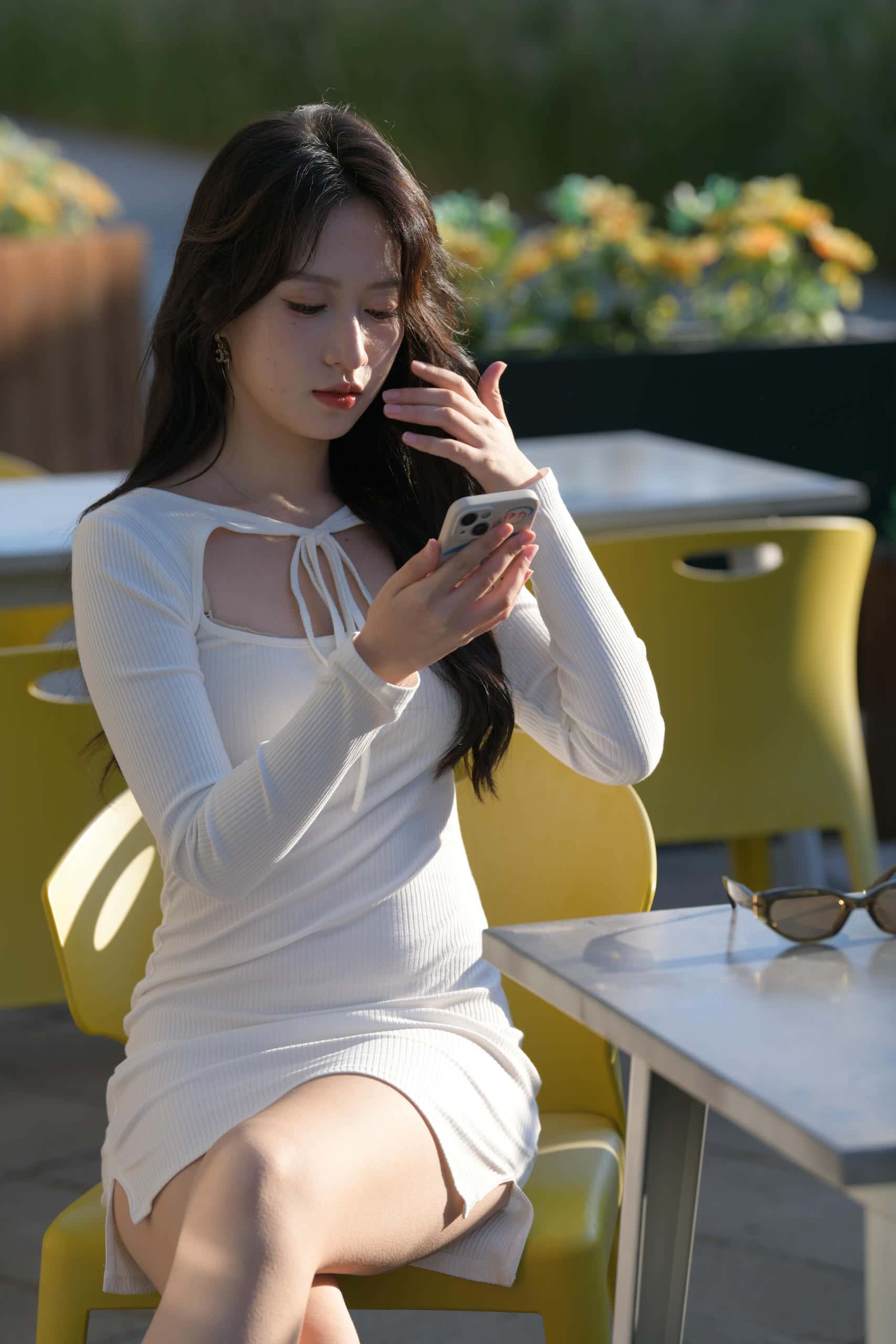 图片[3]-好仙的白裙姑娘【637P】J8290-小鹿图库