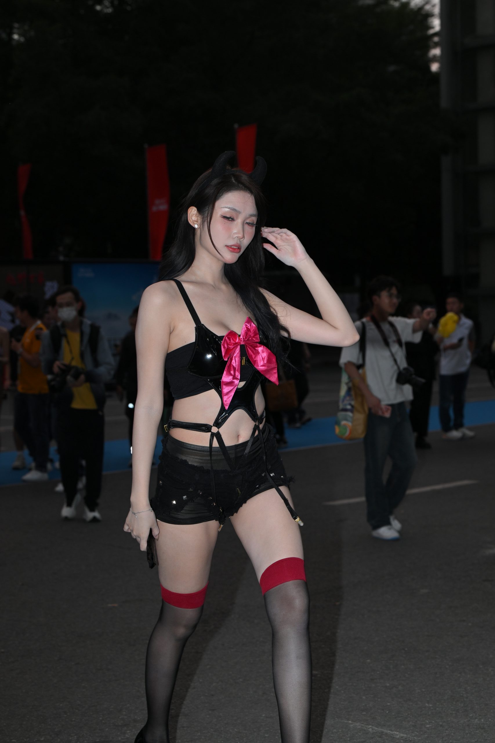 图片[4]-P3102 魅惑黑色短裤 【72P】-小鹿图库