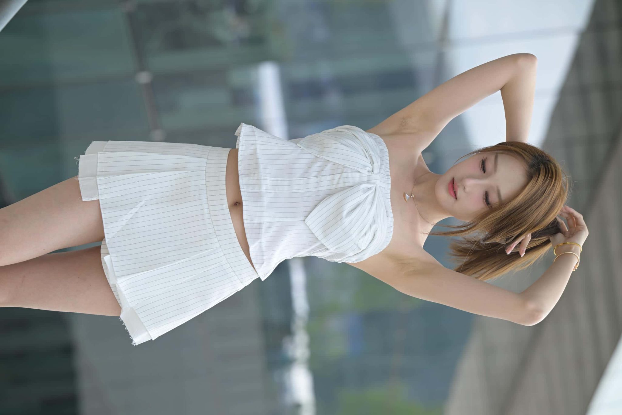 图片[3]-P4387 小桂圆白裙美腿 【161P】-小鹿图库