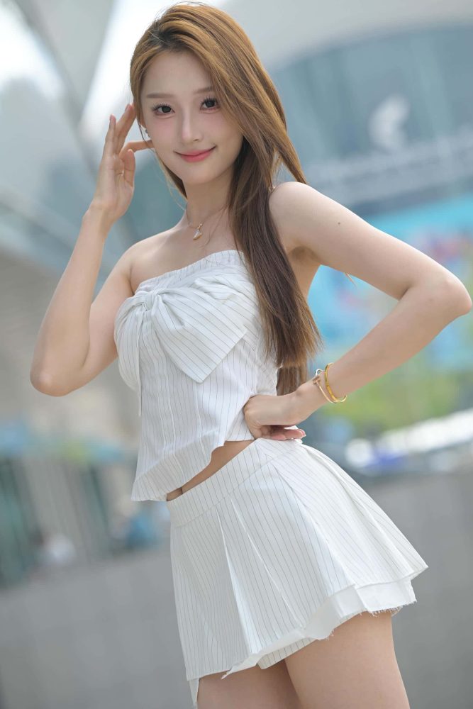 P4387 小桂圆白裙美腿 【161P】-小鹿图库